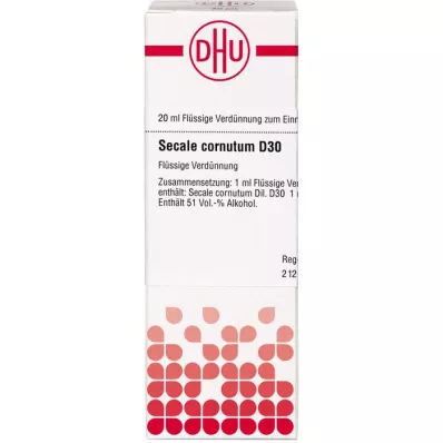 SECALE CORNUTUM D 30 Rozcieńczenie, 20 ml