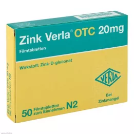 ZINK VERLA OTC 20 mg tabletki powlekane, 50 szt