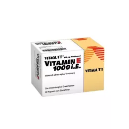 VITAGUTT Witamina E 1000 kapsułek miękkich, 60 szt