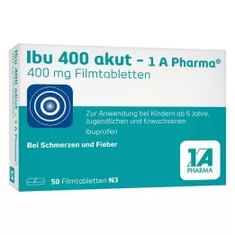IBU 400 tabletek powlekanych akut-1A Pharma, 50 szt