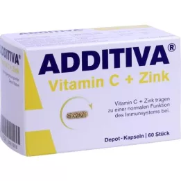 ADDITIVA Kapsułki witaminy C 300 mg, 60 szt