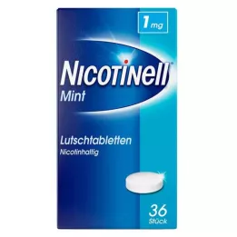 NICOTINELL Pastylki 1 mg Mięta, 36 szt