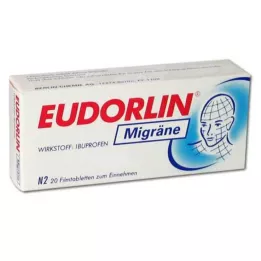 EUDORLIN Tabletki powlekane na migrenę, 20 szt