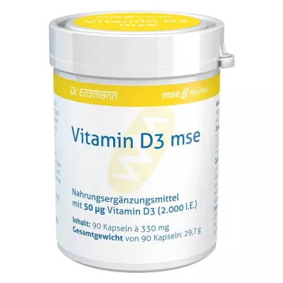 VITAMIN D3 MSE kapsułki 90 szt