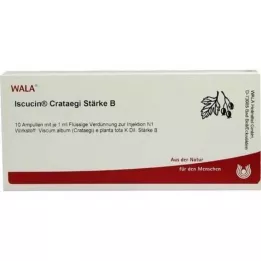 ISCUCIN crataegi siła B ampułki, 10X1 ml