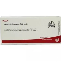 ISCUCIN crataegi siła C ampułki, 10X1 ml