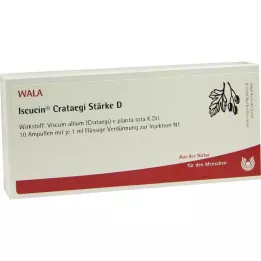 ISCUCIN crataegi siła D ampułki, 10X1 ml