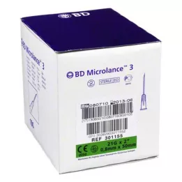 BD MICROLANCE Kaniula 21 G 2 0,8x50 mm, 100 szt