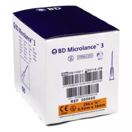 BD MICROLANCE Kaniula 25 G 5/8 0,5x16 mm, 100 szt