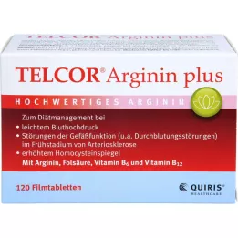 Telcor Tablety filmowe Arginine Plus, 120 szt