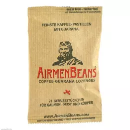 AIRMENBEANS najlepsze pastylki kawowe z guaraną 21 sztuk