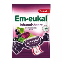 EM-EUKAL Cukierki porzeczkowe bez cukru 75 g