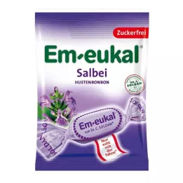 EM-EUKAL Cukierki szałwiowe bez cukru, 75 g
