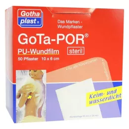 GOTA-POR PU Folia na rany 10x6 cm plaster jałowy, 50 szt