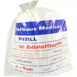 ZELLSTOFFTUPFER Ypsizell 4x5 cm, 1000 szt