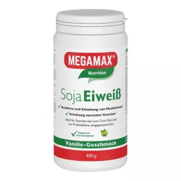 MEGAMAX Proszek sojowy o smaku waniliowym, 400 g