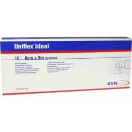 UNIFLEX Idealne wiązanie 6 cmx5 m białe luźne, 10 szt