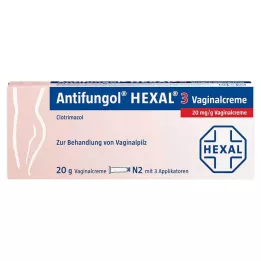 ANTIFUNGOL HEXAL 3 Krem dopochwowy, 20 g