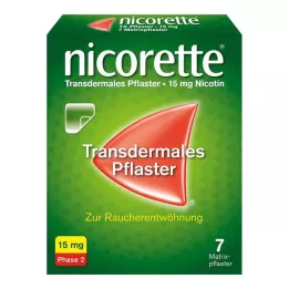 NICORETTE TX Plaster 15 mg, 7 szt