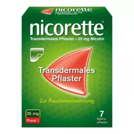 NICORETTE TX Plaster 25 mg, 7 szt