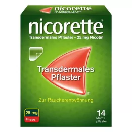 NICORETTE TX Plaster 25 mg, 14 szt
