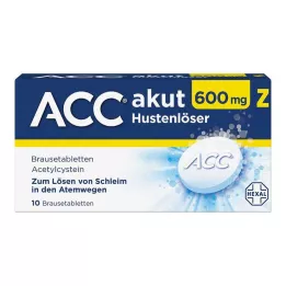 ACC akut 600 Z tabletki musujące na kaszel wykrztuśny, 10 szt