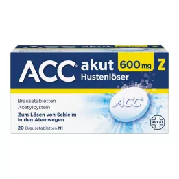 ACC akut 600 Z tabletki musujące na kaszel wykrztuśny, 20 szt