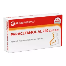 PARACETAMOL AL 250 czopków dla niemowląt, 10 szt