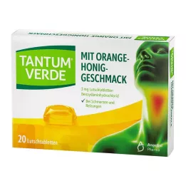 TANTUM VERDE Pastylki 3 mg o smaku pomarańczowo-miodowym, 20 szt