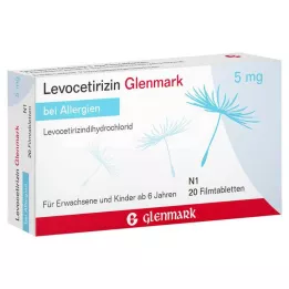 Levocetirin Glenmark 5mg, 20 szt