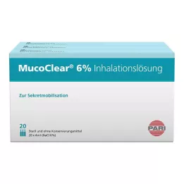 MUCOCLEAR 6% roztwór inhalacyjny NaCl, 60X4 ml
