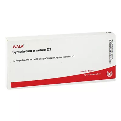 SYMPHYTUM E radice D 3 ampułki, 10X1 ml