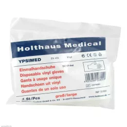 HANDSCHUHE Jednorazowe Ypsimed Vinyl duże, 4 szt