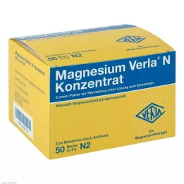 MAGNESIUM VERLA N koncentrat proszek do stosowania doustnego, 50 szt