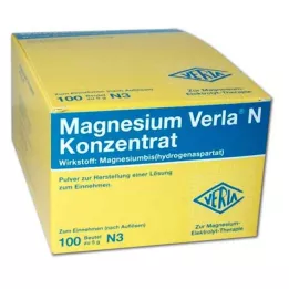 MAGNESIUM VERLA N koncentrat proszek do stosowania doustnego, 100 szt