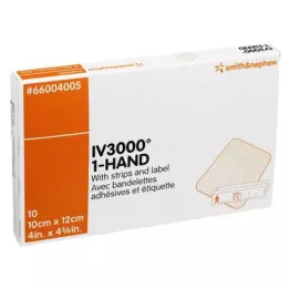 OPSITE IV 3000 10x12 cm przezroczyste mocowanie kaniuli, 10 szt