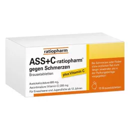 ASS + C-ratiopharm przeciwbólowe tabletki musujące 10 szt