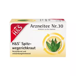 H&S Filtry do ziela babki lancetowatej, 20X1,5 g