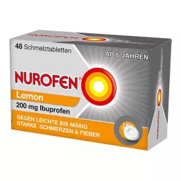 NUROFEN 200 mg tabletki rozpuszczalne cytrynowe, 48 szt