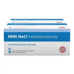 PARI Ampułki z roztworem do inhalacji NaCl, 120X2,5 ml