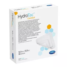 HYDROTAC Comfort Foam Association 12,5x12,5 cm sterylne, 10 szt