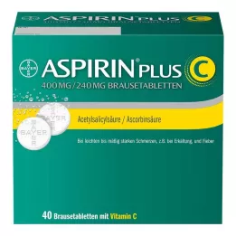 ASPIRIN plus C tabletki musujące, 40 szt