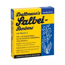 DALLMANNS Sage Bonbons bez cukru, 20 szt