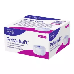 PEHA-HAFT Bandaż mocujący bez lateksu 4 cm x 20 m, 1 szt