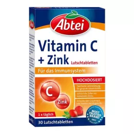 ABTEI Pastylki do ssania z witaminą C i cynkiem, 30 szt