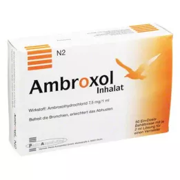 AMBROXOL Roztwór do inhalacji do nebulizatora, 50X2 ml