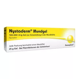 NYSTADERM Żel do ust, 25 g
