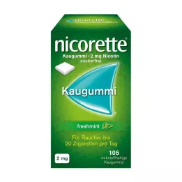 NICORETTE Guma do żucia o smaku mięty 2 mg, 105 sztuk