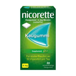 NICORETTE 4 mg guma do żucia o smaku mięty, 30 szt