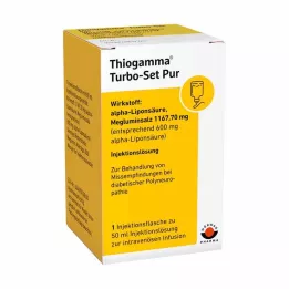THIOGAMMA Butelki do wstrzykiwań Turbo Set Pur, 50 ml
